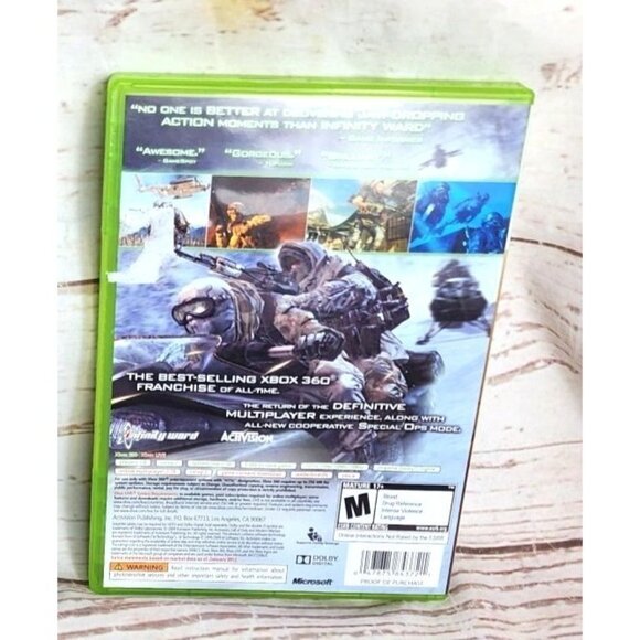 2 Xbox 360 Game Bundle Medal of Honor Warfighter Limited Edition & Call of Duty - Picture 4 of 9